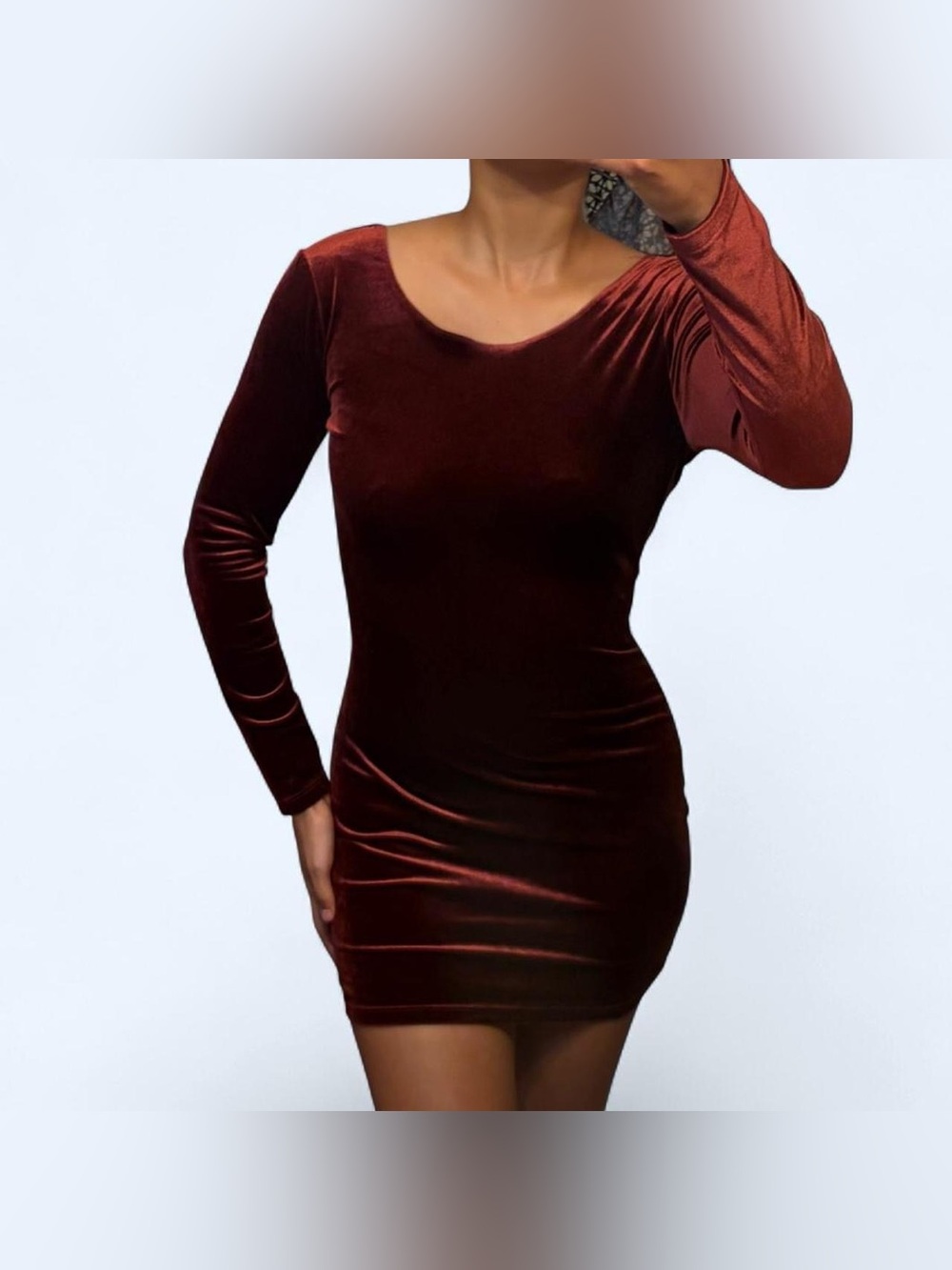 Goth Red Velvet Mini Dress by Mimi Chica!